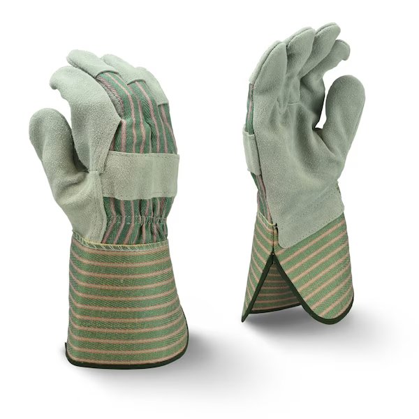 Select Shoulder Gray Split Cowhide Lthr, Glove Size: L, Radians, Mfr#: RWG3300GL